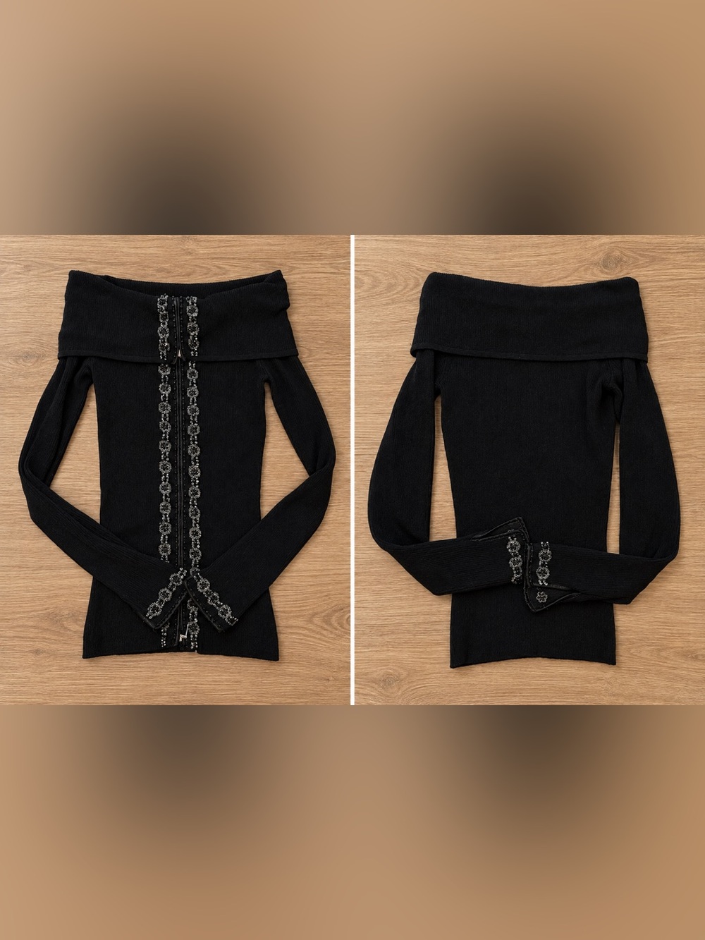 Vintage Cache Desperate Housewives Embellished Sweater Size Small